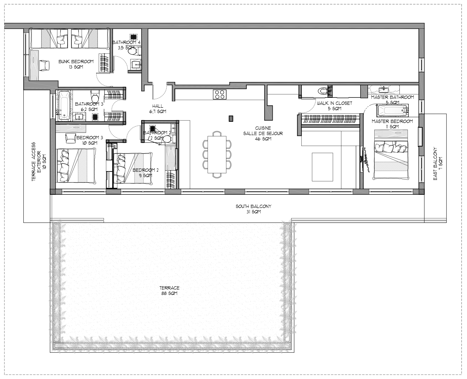 House plan - All in one